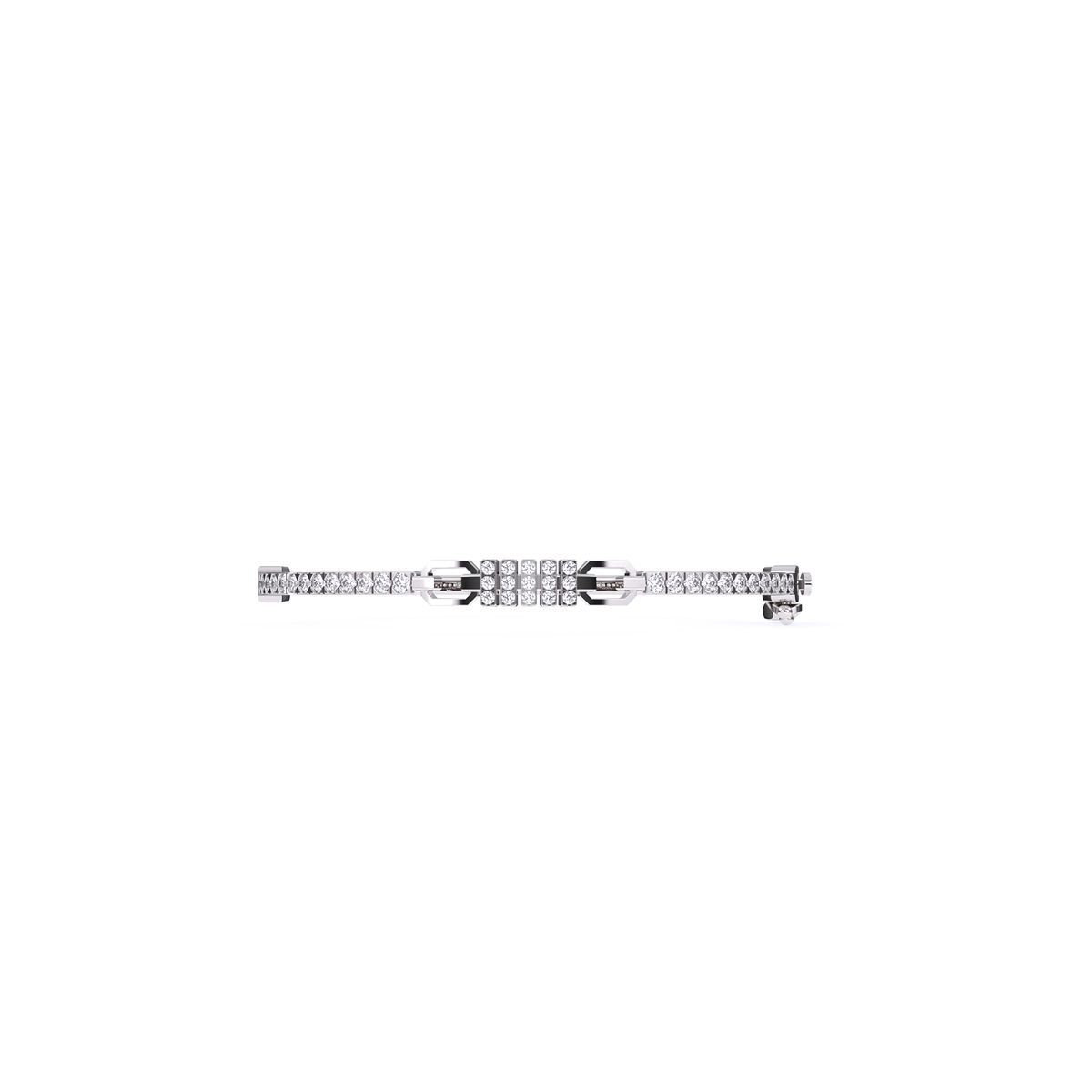 Amazing Half Eternity Diamond Bracelet